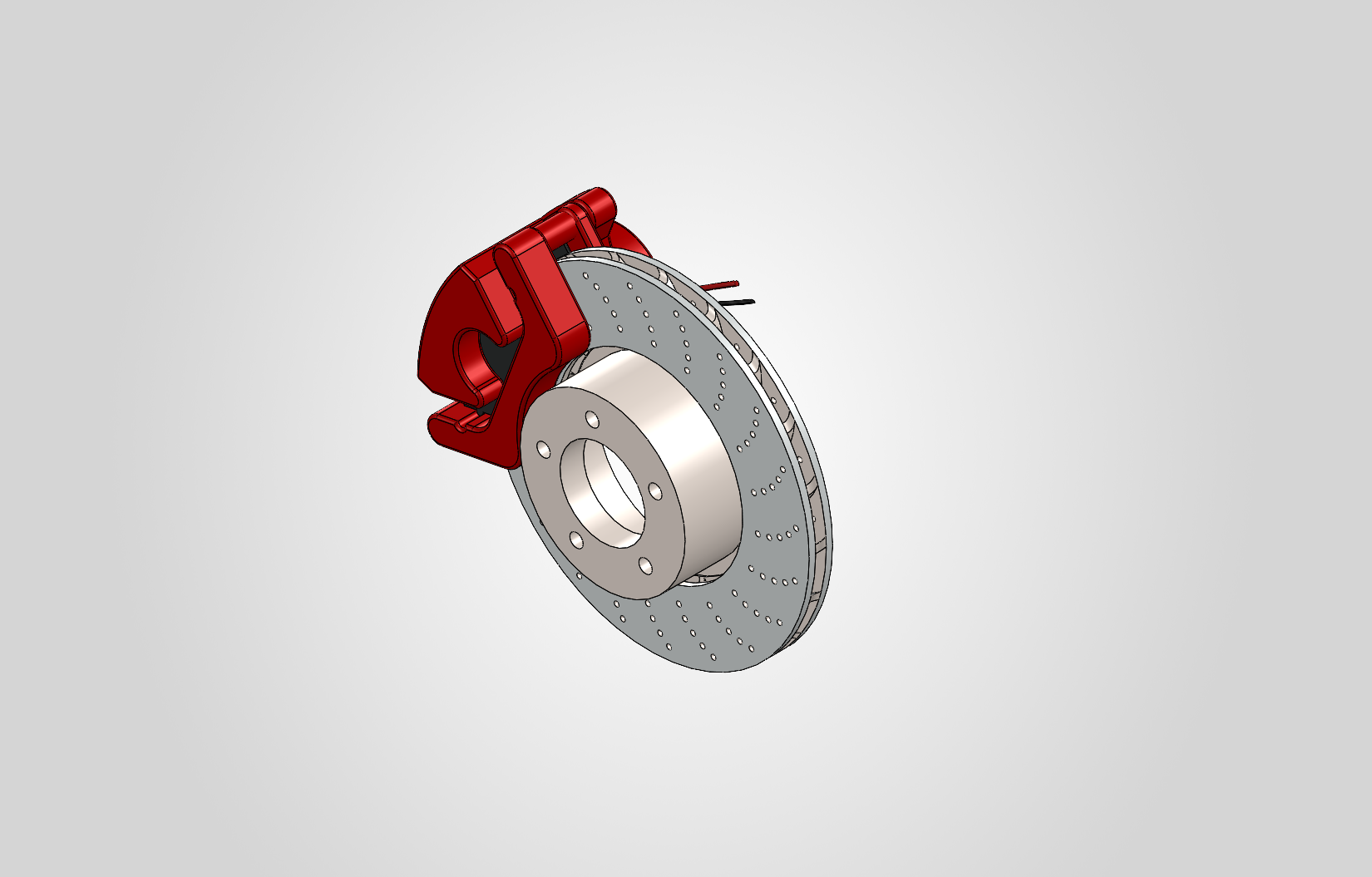 Upper beam CAD model